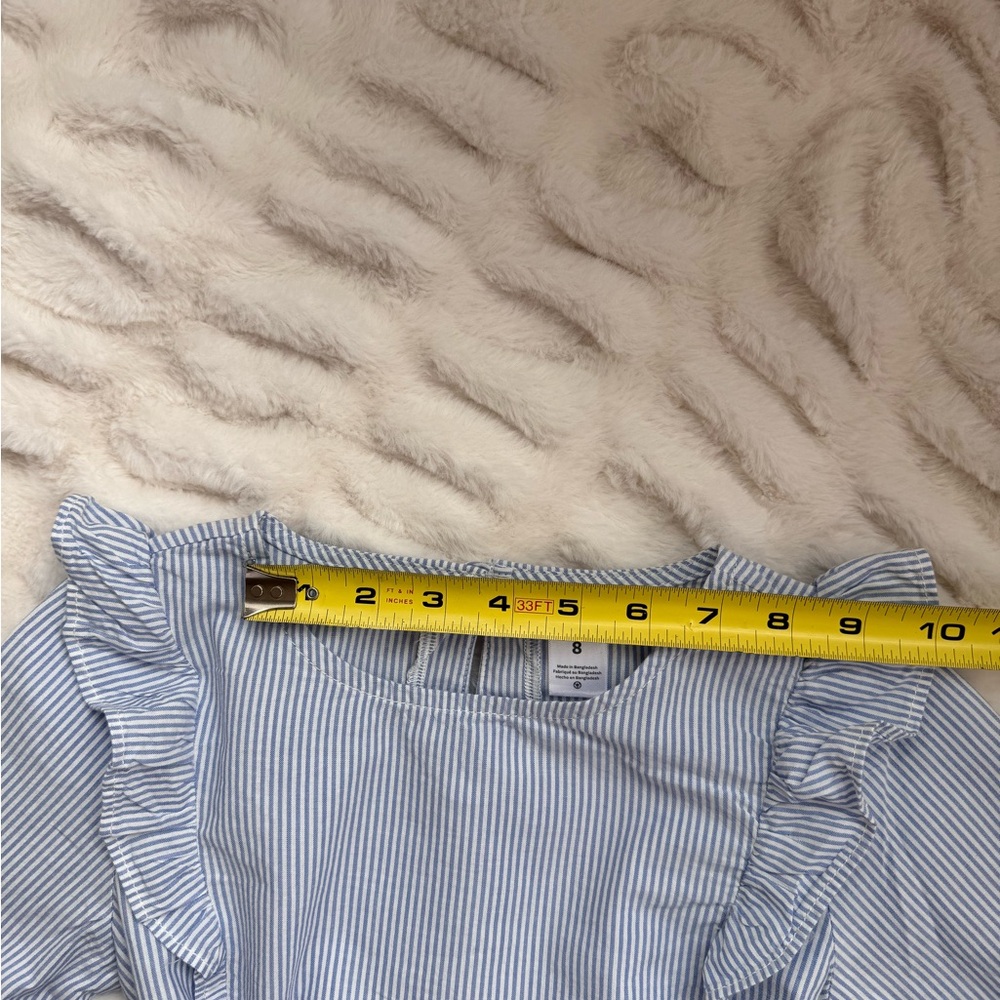 Carter's Blue Striped Casual Kids Dress - Picture 6 of 8